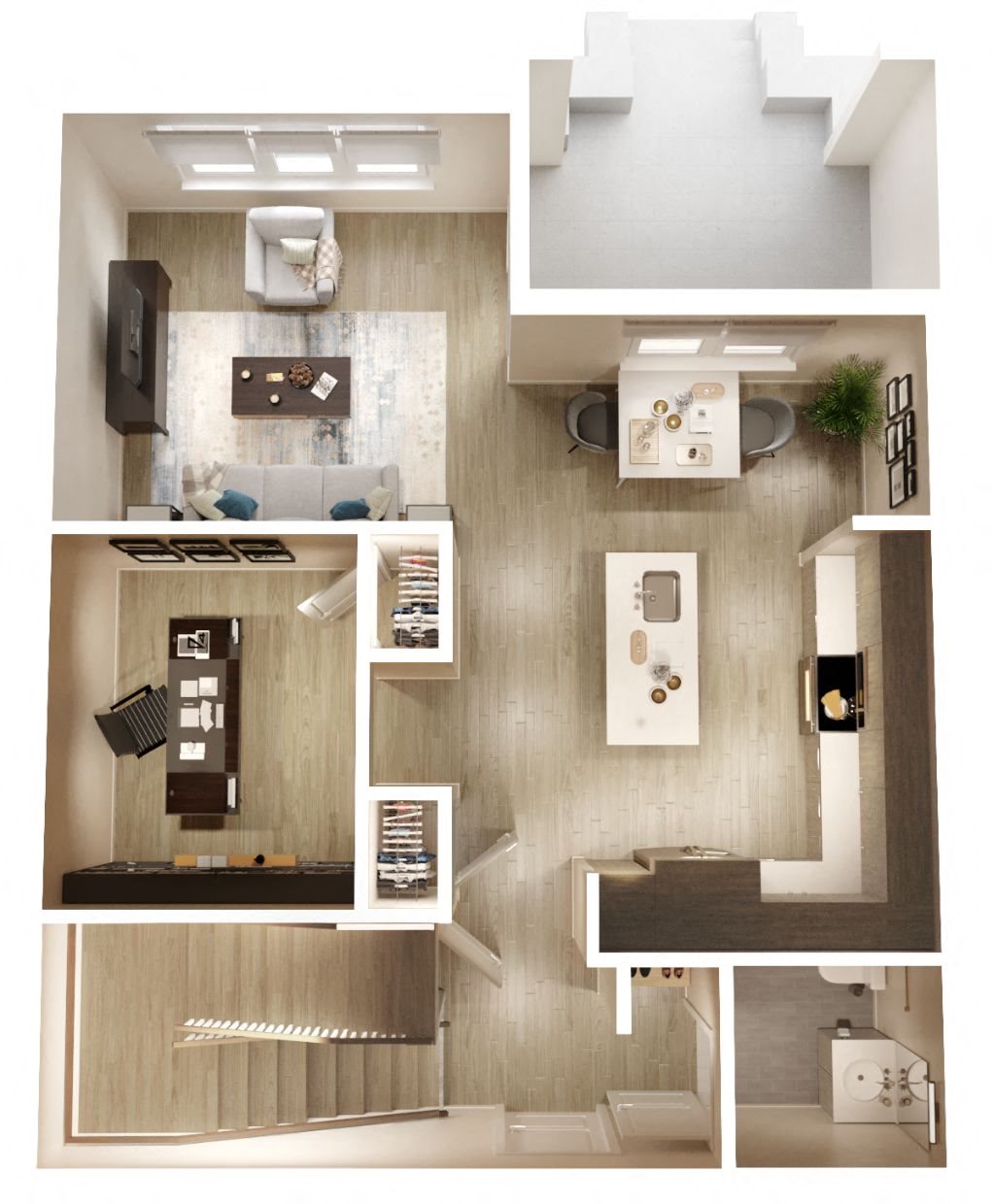 The Bryant Apartments |B4- Lawrence- First Floor The Bryant Apartments |B4- Lawrence- First Floor